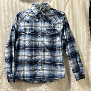 Jack’s Girlfriend Flannel Shirt, Size S